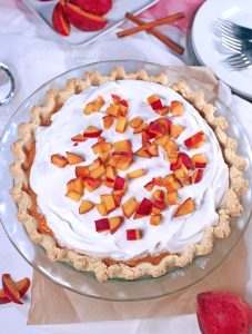 Vegan Peach Cream Pie Gretchen S Vegan Bakery