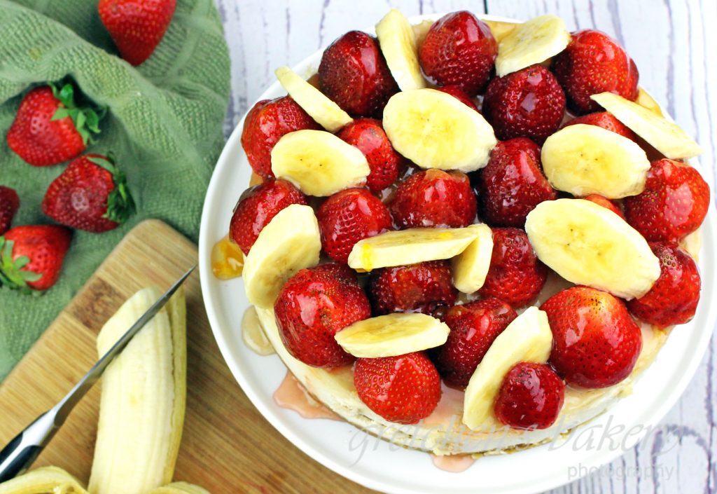 Strawberry Banana Cheesecake