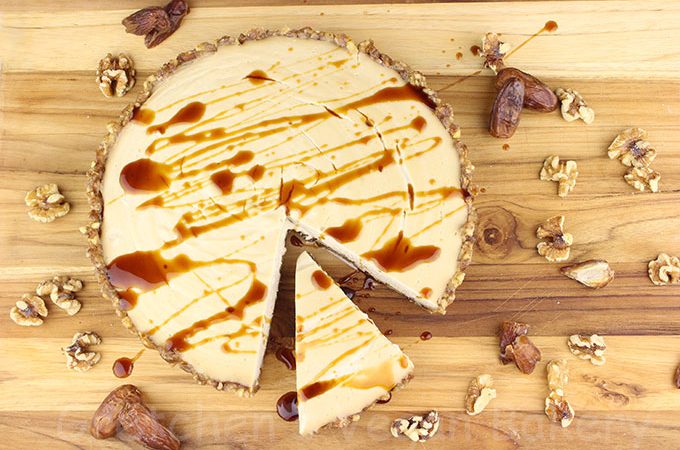 Raw No Bake Maple Cream Cake