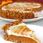 Vegan Pumpkin Cream Pie