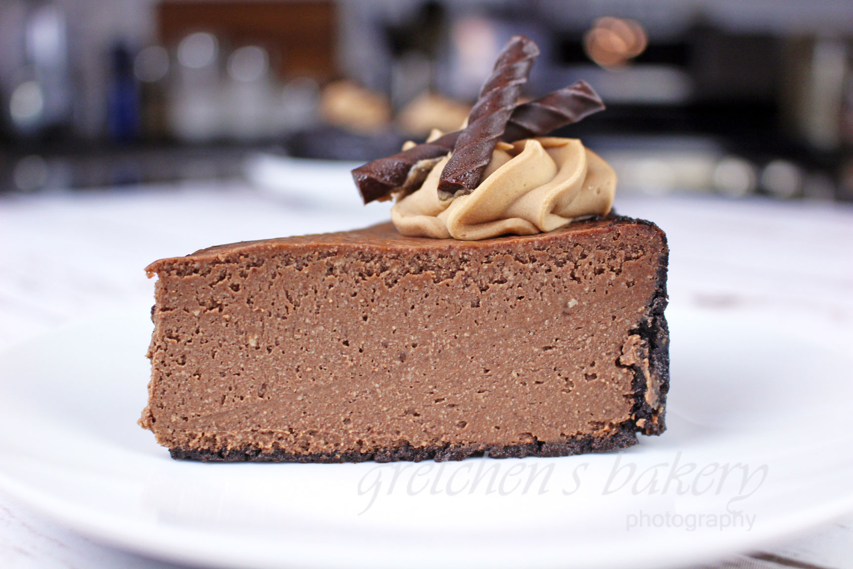 Vegan Chocolate Cheesecake - Gretchen's Vegan Bakery