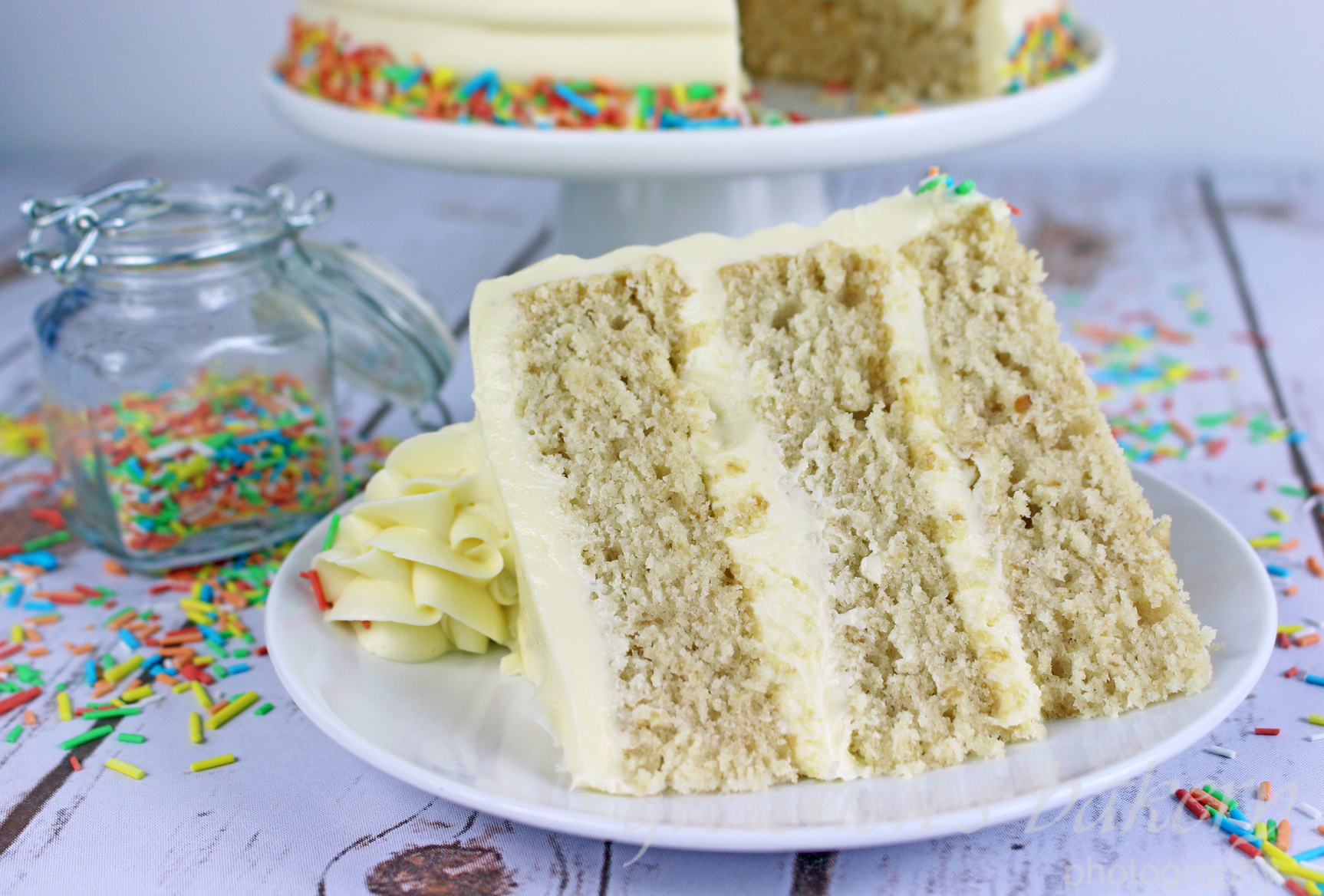 The Best Vegan Vanilla Cake Recipe - Gretchen's Vegan Bakery