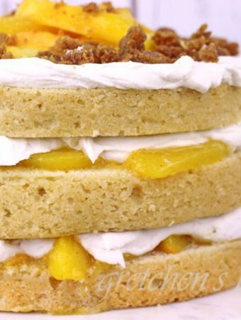 Peaches and Cream Cake