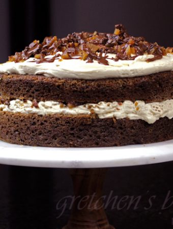 Coffee Toffee Cream Cake