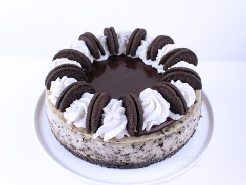 Eggless Oreo Cookie Cheesecake –
