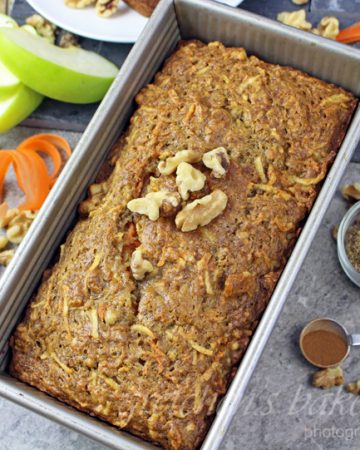 Carrot Apple Cake Bread