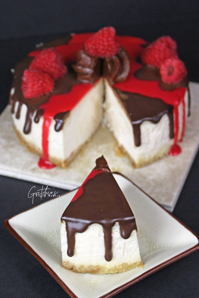 Chocolate Raspberry Cheesecake