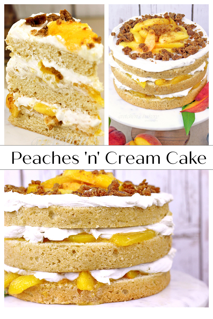 Peaches 'n' Cream Cake