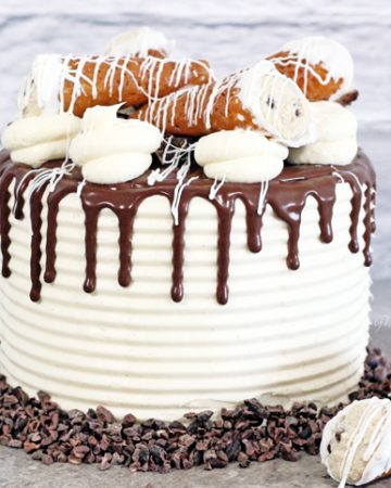 Vegan Cannoli Cake