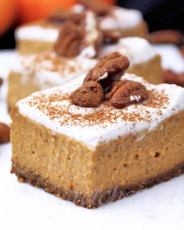 Pumpkin Cheesecake Bars