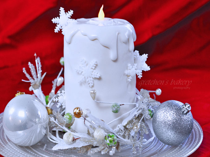 White Christmas Cake - Gretchen's Vegan Bakery