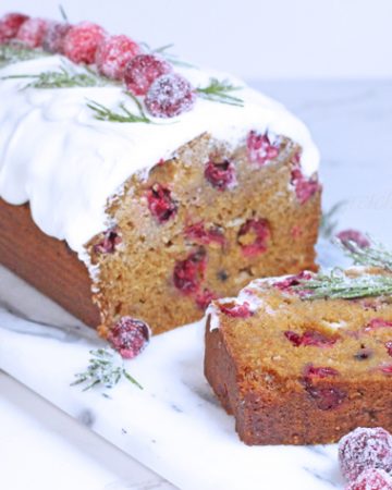 White Chocolate Cranberry Pumpkin Bread