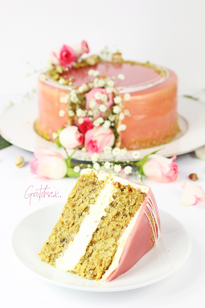 Pistachio Rose Cake