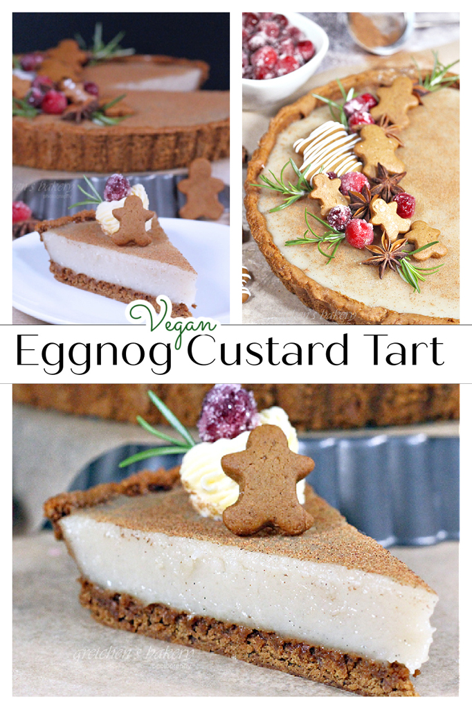 Vegan Eggnog Tart