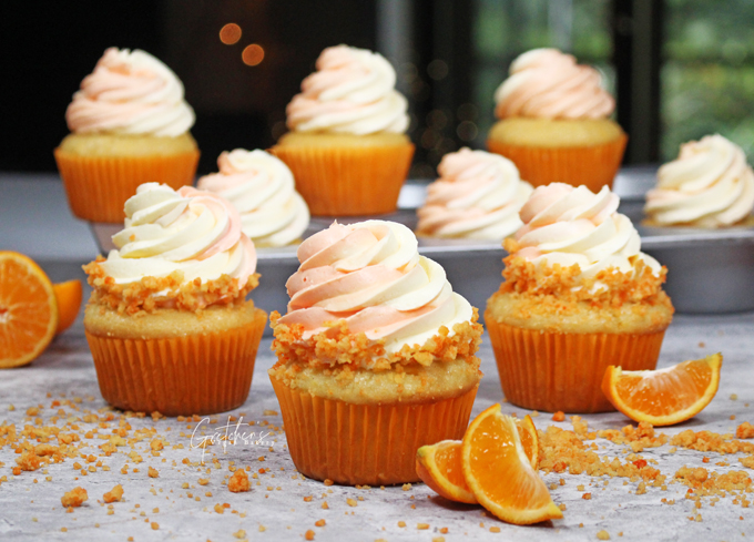 Vegan Orange Creamsicle Cupcakes – Gretchen’s Vegan Bakery