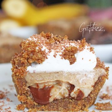 Caramel Banana Mousse Tarts