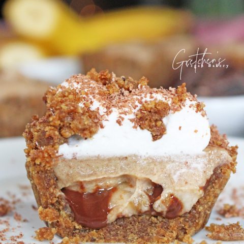 Caramel Banana Mousse Tarts