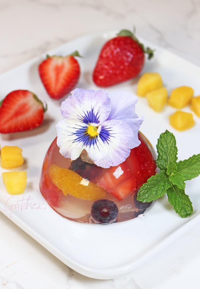 Beautiful Fruit Jelly Cake Recipe - YouTube