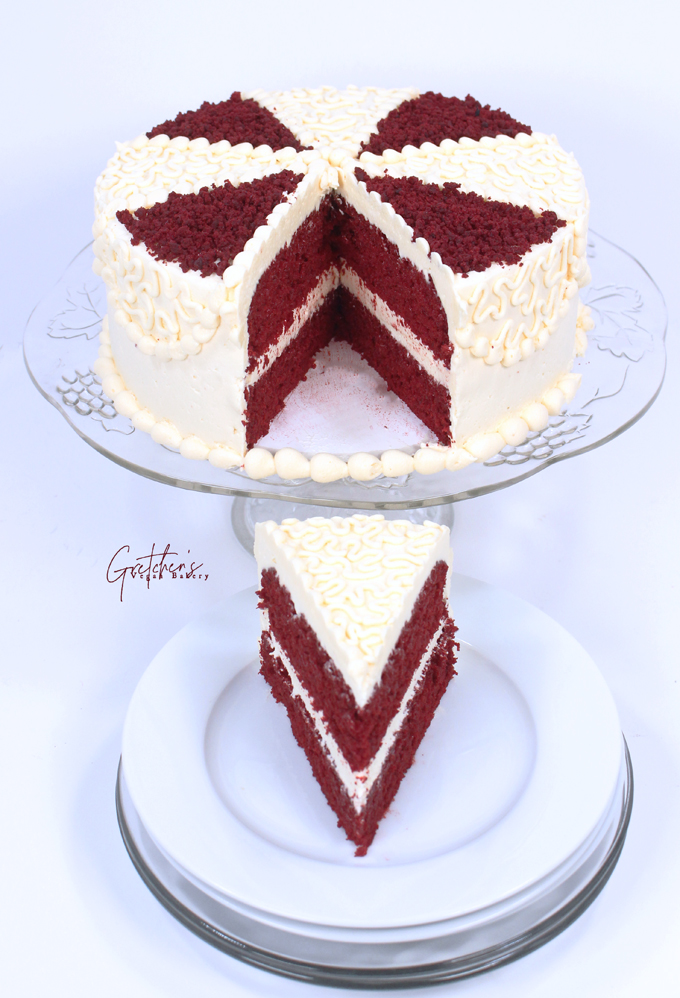 Easy Eggless Red Velvet Cake Recipe - Bake with Shivesh