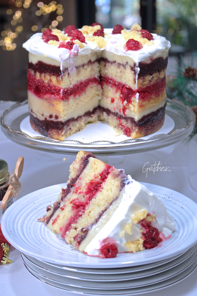 Vegan Christmas Trifle Cake