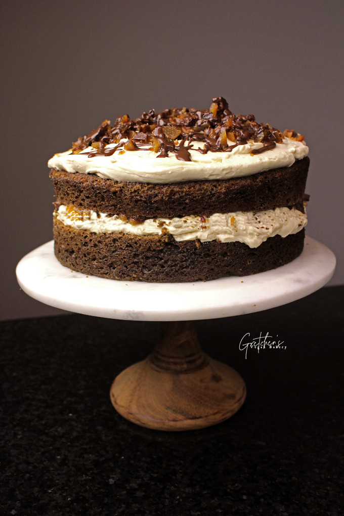 Coffee Toffee Cream Cake