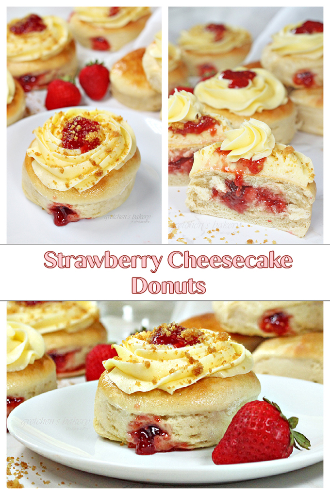 Strawberry Cheesecake Donuts